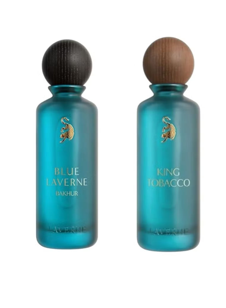 COMBO OF LAVERNE BLUE INCENSE & KING TOBACCO 200ml PERFUME SPRAY
